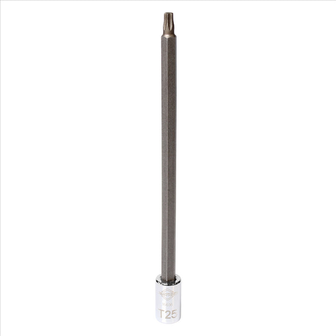 Mayhew Mayhew T25 Torx® Long Insert Socket Bit; 1/4-Inch Drive