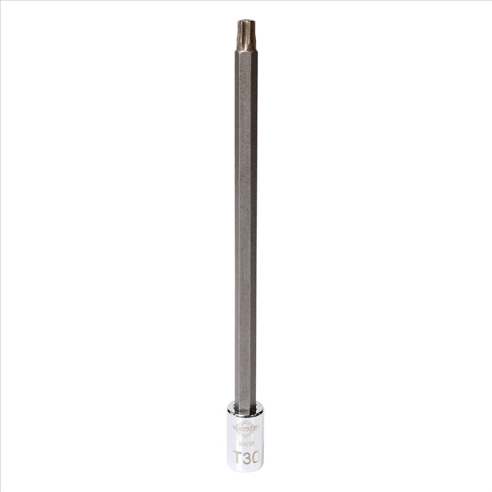 Mayhew Mayhew T30 Torx® Long Insert Socket Bit; 1/4-Inch Drive