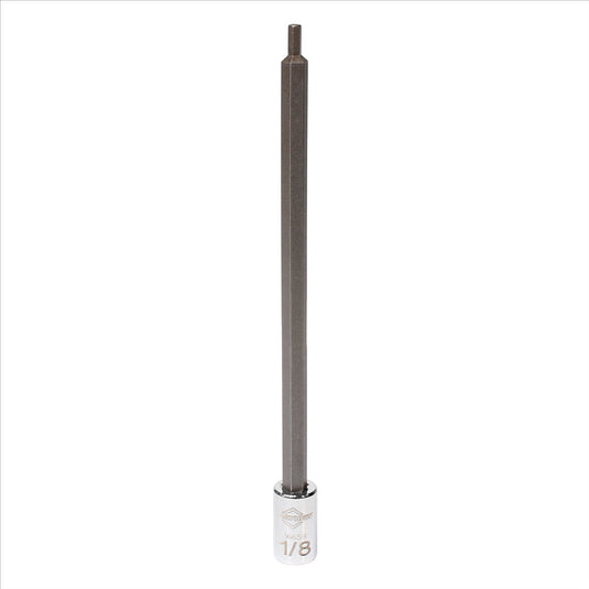 Mayhew Mayhew 1/8-Inch SAE Hex Long Insert Socket Bit; 1/4-Inch Drive