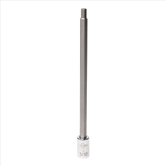 Mayhew Mayhew 3/16-Inch SAE Hex Long Insert Socket Bit; 1/4-Inch Drive