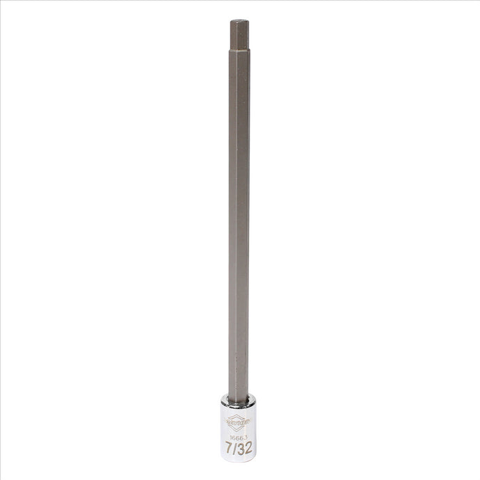 Mayhew Mayhew 7/32-Inch SAE Hex Long Insert Socket Bit; 1/4-Inch Drive