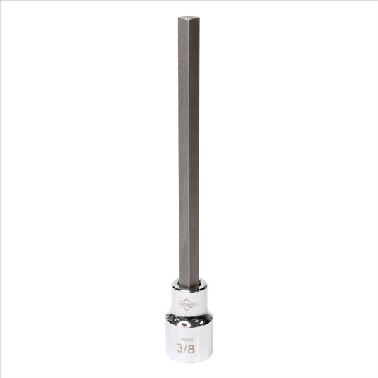 Mayhew Mayhew 3/8-Inch SAE Hex Long Insert Socket Bit; 1/2-Inch Drive