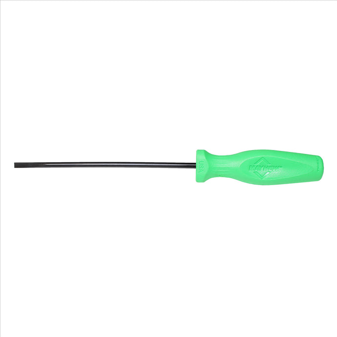 Mayhew Mayhew Hi Vis Green Slotted 3/16-Inch x 6-Inch Screwdriver