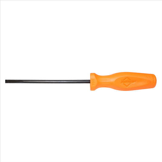 Mayhew Mayhew Hi Vis Orange Slotted 1/4-Inch x 6-Inch Screwdriver