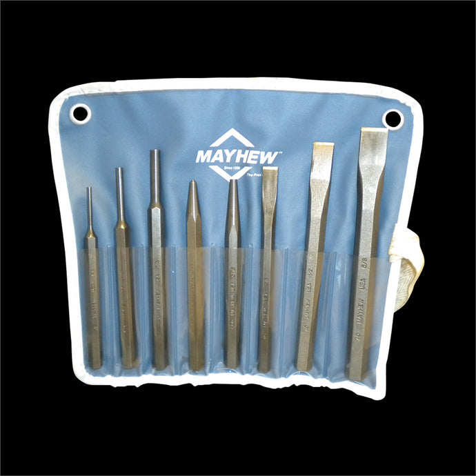 Mayhew 754K 8-PC PUNCH/CHISEL KIT