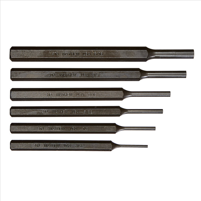 Mayhew PUNCH PIN SET 6PC