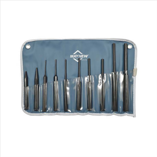 Mayhew 10-PC LARGE PUNCH SET