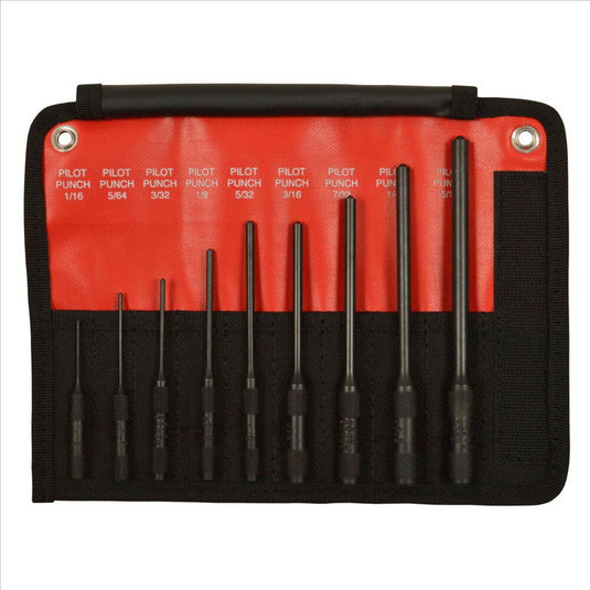 Mayhew Pilot Punch and Chisel Set - 9 Piece Set