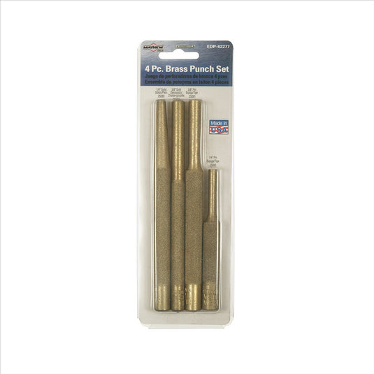 Mayhew PUNCH SET 4PC BRASS 3/8;1/2;3/4