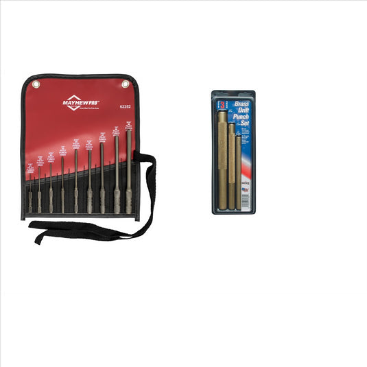 Mayhew Punch and Chisel Set - 14 Piece Bundle - 2 Count (61044)