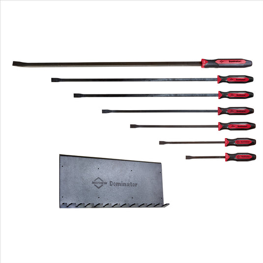 Mayhew Dominator Pry Bar and Rack Bundle