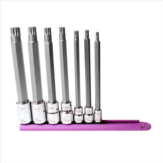 Mayhew Buy 16047 7 PC Triple Square Long Insert Socket Bit Set and 16042 6 PC TORX® Long Insert Socket Bit Set and get 16041 7 PC Phillips® Long Insert Socket Bit Set Free