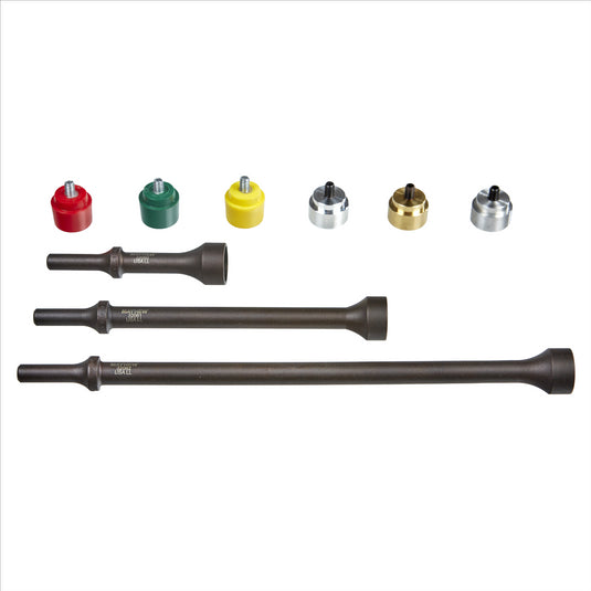 Mayhew Buy 32026 9 PC Pneu Replaceable Tip Hammer Set and get 32020 5 PC Pneu Roll Pin Punch Set Free