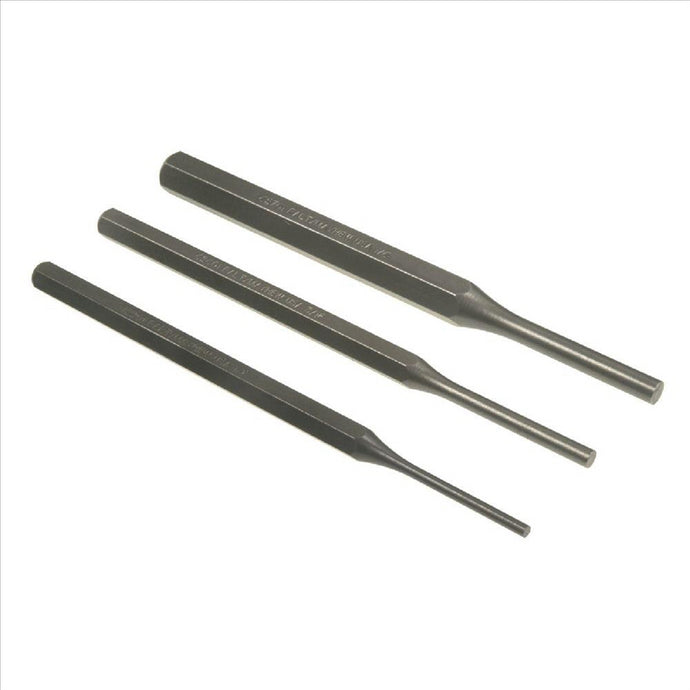 Mayhew 3-PC LG PIN PUNCH SET; CARDED