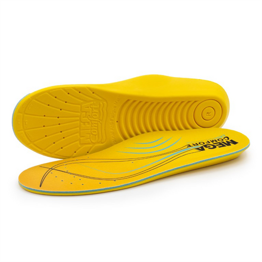 MEGA Comfort  ERGO Anti-Fatigue Dual-Layer Memory Foam Insoles Size: XXL (Men's 14-15)