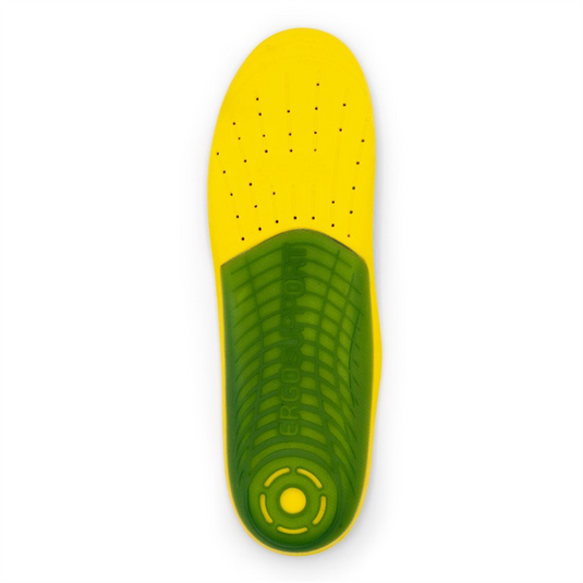 MEGA Comfort  ERGO Firm Arch Support Dual-Layer Memory Foam Insoles Size: Small (Men's 6-7; Women's 8-9)
