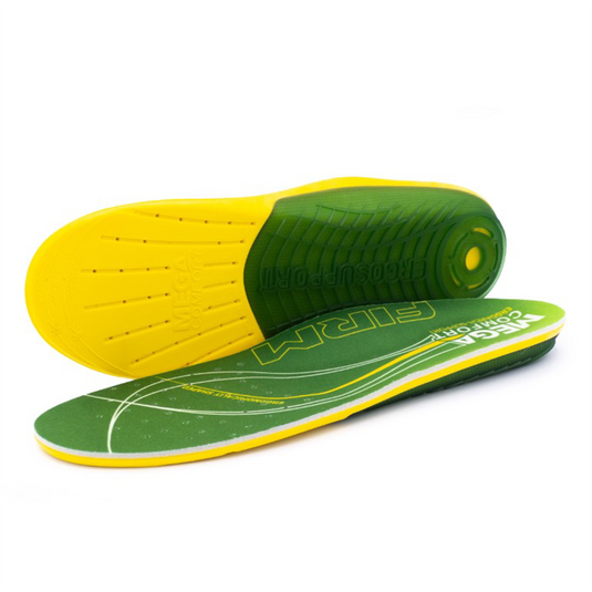 MEGA Comfort  ERGO Firm Arch Support Dual-Layer Memory Foam Insoles Size: XL (Men's 12-13)