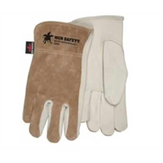 Keystone ThumbSelect Grade Grain CowhideSewn with DuPont&trade; Kevlar&reg; ThreadSplit Leather Back