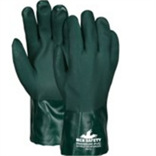 12 Inch LengthDouble dipped premium PVC coated glovesNitrile reinforcedSandy textured finishSoft jersey liningTreated with ActiFresh&reg;