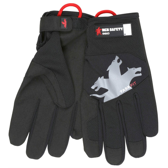 MCR Safety Mechanics Gloves Taskfit Design Synthetic Leather