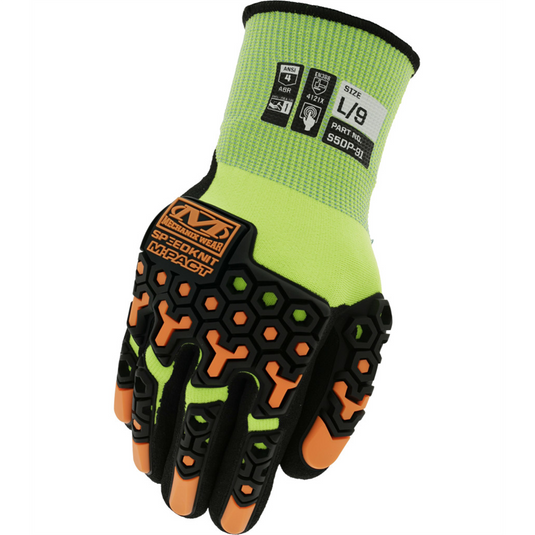 Mechanix Wear Speedknit M-Pact Dipped Nitrile Gen Purp Gloves; Med
