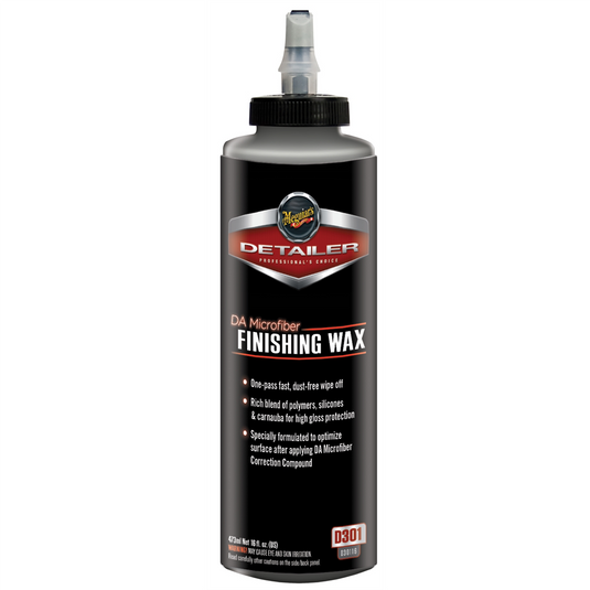 Meguiar's Automotive DA Microfiber Finishing Wax; 16 oz.