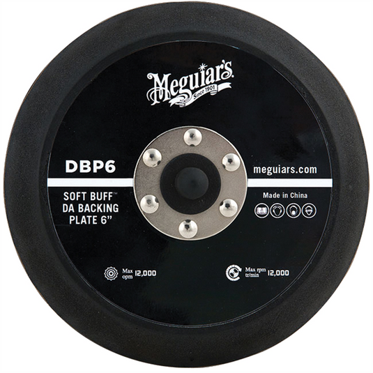 Meguiar's Automotive Soft Buff DA Polisher Backing Plate (6