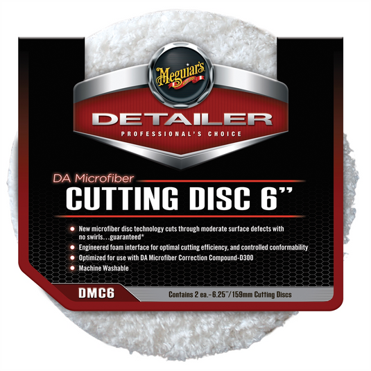 Meguiar's Automotive DA Microber Cutting Disc 6"" (2-Pack)