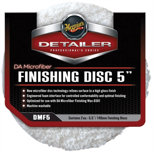 Meguiar's Automotive DA Microfiber Finishing Disc 5"" - 2pk