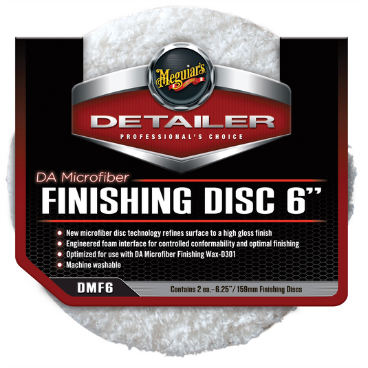 Meguiar's Automotive 6"" DA Microfiber Finishing Discs (12
