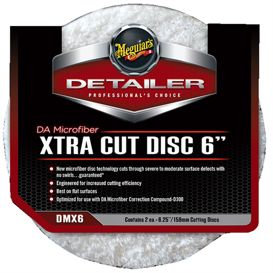 Meguiar's Automotive 6"" Microfiber Xtra Cut Disc (2-Pack)