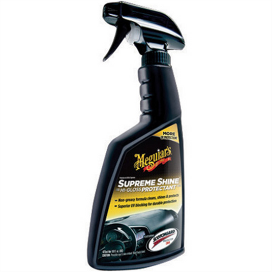 Meguiar's Automotive Supreme Shine Protectant for Vinyl; Rub