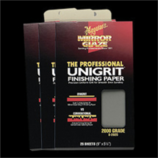 Meguiar's Automotive Unigrit Finishing Paper; 1500 Grade