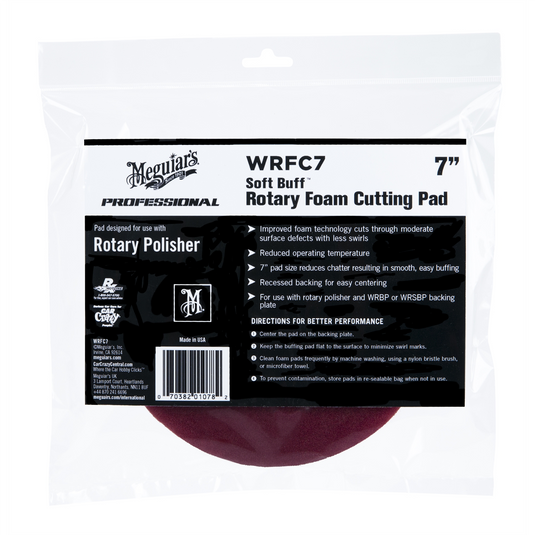 Meguiar's Automotive SOFT BUFF ROTARY FOAM CUTTING PAD (7"")