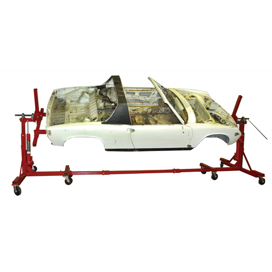 Merrick Machine Co. Auto Rotisserie with jacks