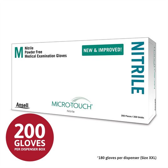 Microflex Nit Disp Gloves NL PF Exam Blue XX-Large Box/180 units