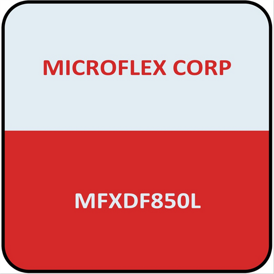 Microflex Microflex DermaFree Vinyl Exam Gloves Size L 100PK