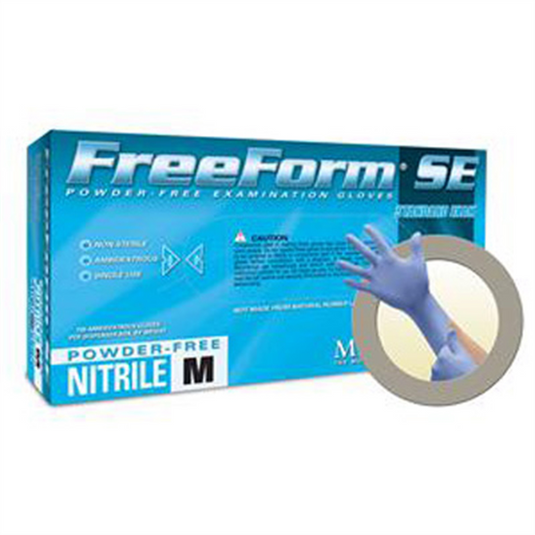 Microflex FREEFORM SE NITRILE GLOVES M 100PK