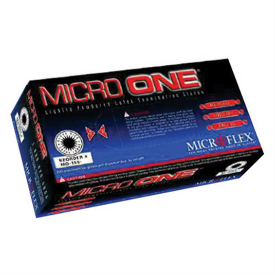 Microflex DISP GLOVES MICRO ONE LATEX EXAM GLOVES XXL BOX/100