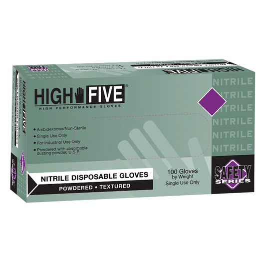 Microflex LIGH POWDER INDUST GRADE NITRILE GLOVES MEDIUM