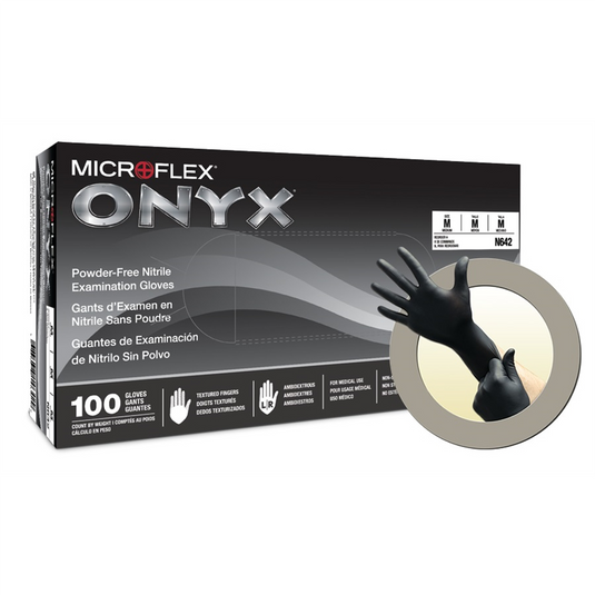 Microflex GLOVE ONYX N64 NITRILE L
