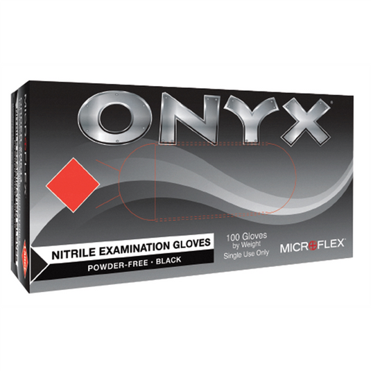 ONYX BLACK NITRILE EXAM GLOVES XXL 100PK