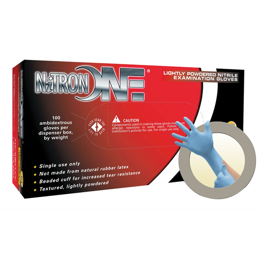 Microflex NITRON ONE LIGH POWDER NITRILE GLOVES SMALL