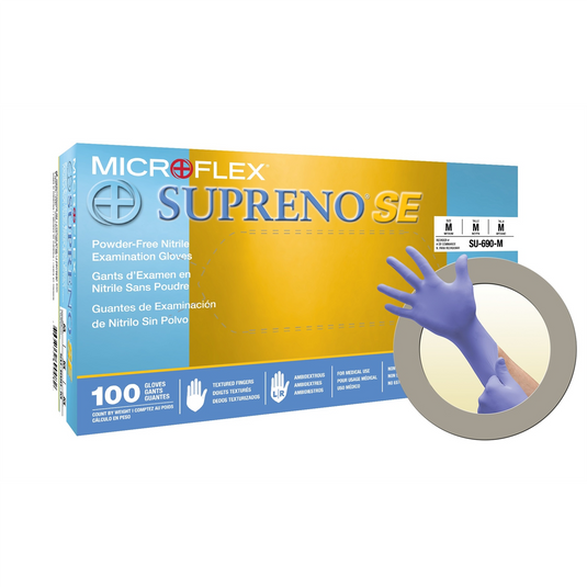 Microflex SUPRENO SE SU-690 NITRILE GLOVES L