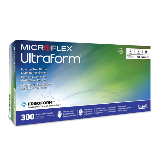 Microflex ULTRAFORM NITRILE EXAM GLOVES S 300PK