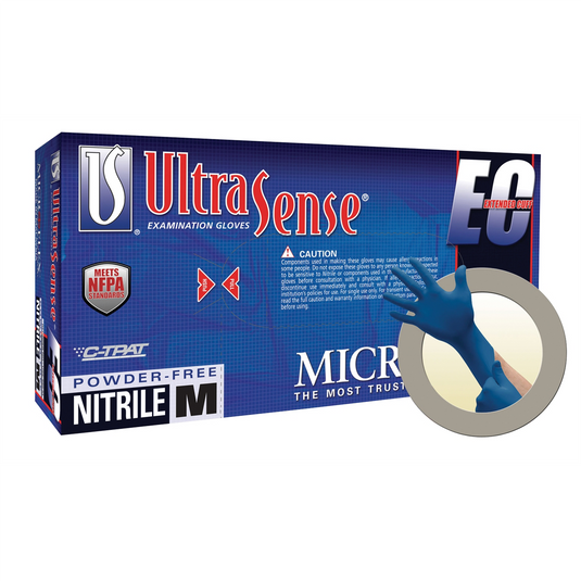 Microflex ULTRASENSE EC NITRILE GLOVES L 100PK