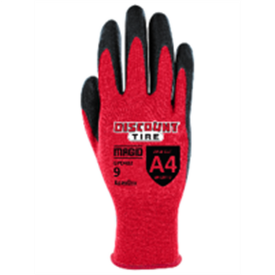 Magid&reg; D-ROC&reg; AeroDex&trade; 18-Gauge Lightweight Polyurethane Coated Work Glove &hyphen;  Discount Tire Logo Size 6