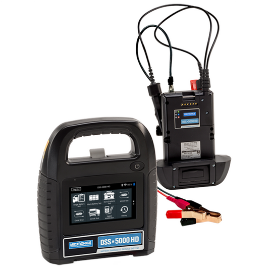 Midtronics Heavy-Duty Battery Diagnostic ServiceSystem with Amp Clamp and Intergrated Printer