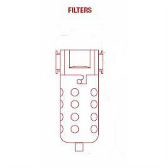 Milton Industries 1/4"" Coalescing Filter Metal Bowl