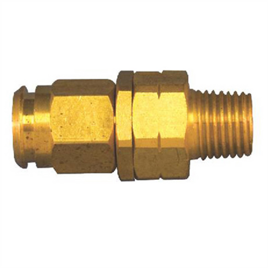 Milton Industries Male hose end 1/4"" ID Hose with 1/4"" MNPT